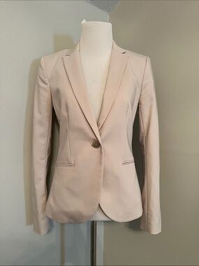H&M Women's Single-Button Blazer in Light Beige